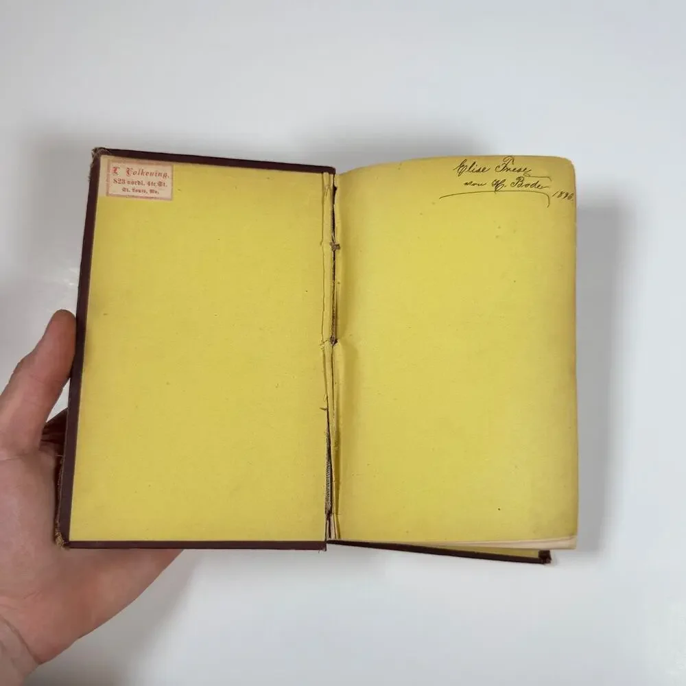 The Parsonage in India Antique book German Language
